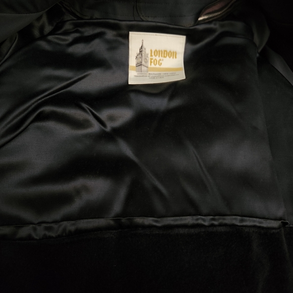 📢RARE📢 London Fog Navy Trench Coat - Picture 5 of 7